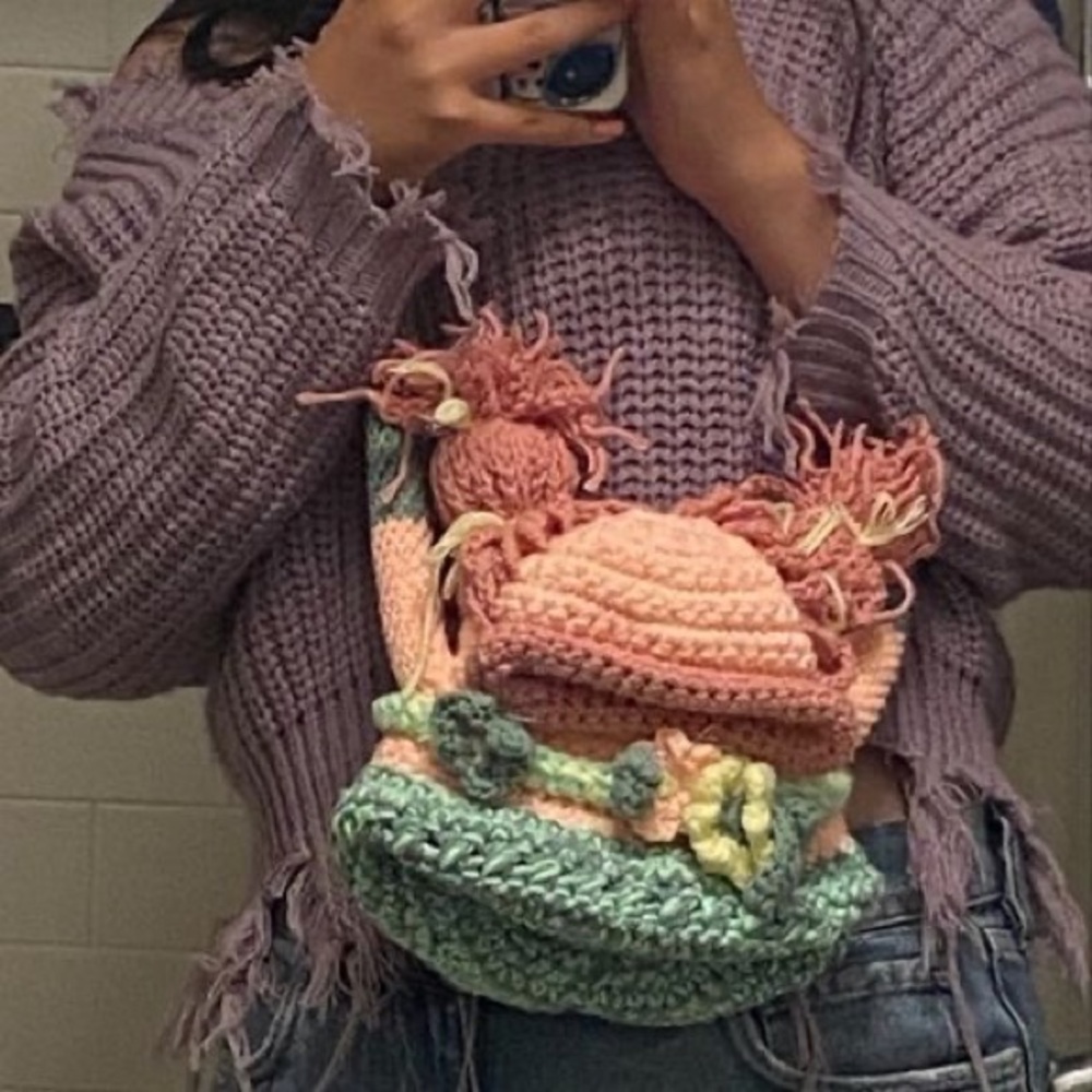 Handmade Crochet bag made by me